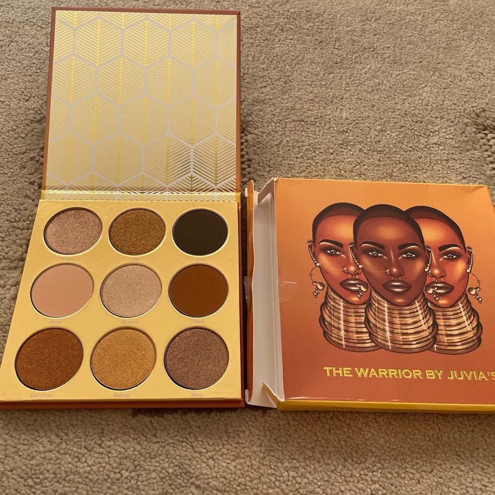 Juvia's Place The Warrior Eyeshadow Palette - Gold, Bronze, Brown, Cream